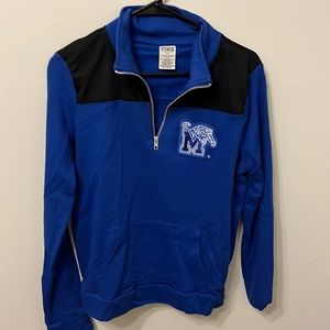 Victorias Secret Memphis Tigers Pink Quarter Zip